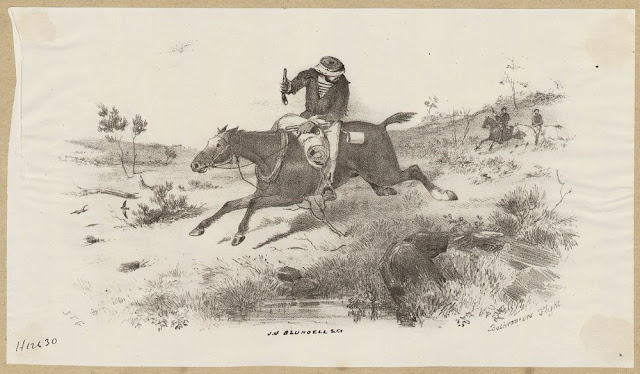 Bushranger's Flight, 1856