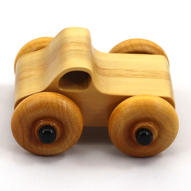 Handmade Wood Toy Monster Truck Based on the Play Pal Series