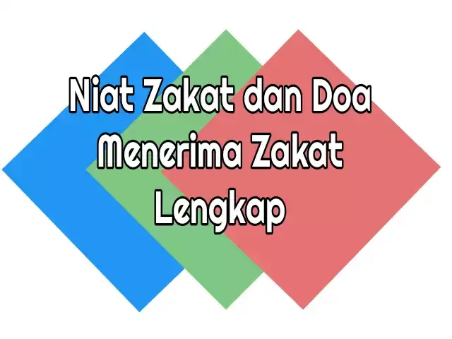 Bacaan Niat Doa Zakat fitrah