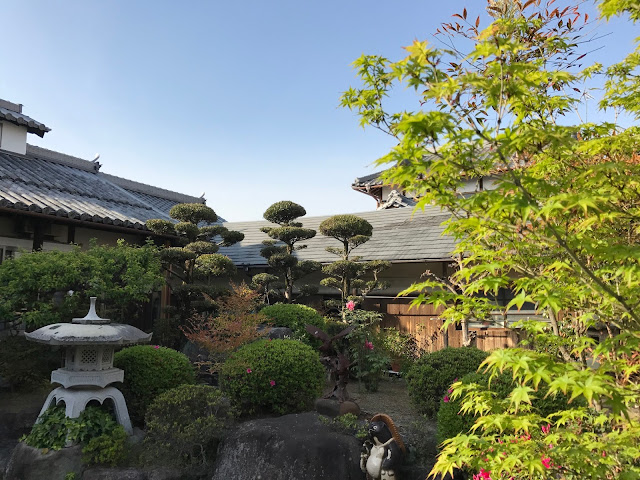 信達宿本陣跡 角谷家 庭園