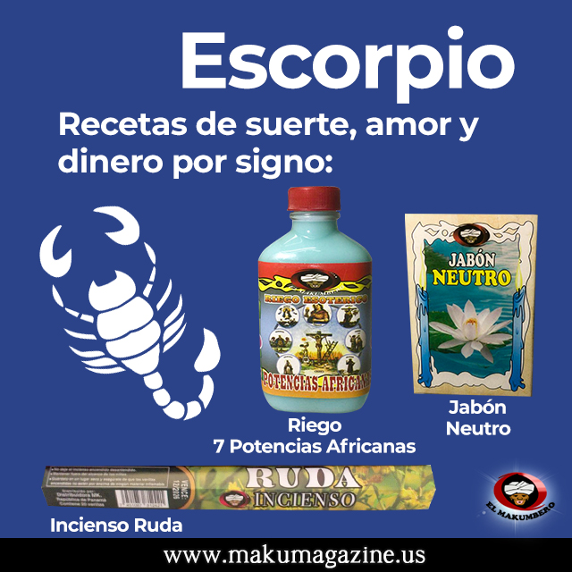 Receta Escorpio