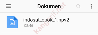 pilih file config indosat opok