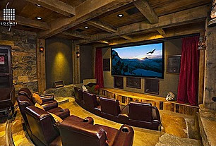 desain home theatre cantik