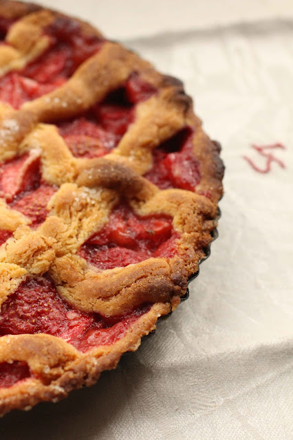 tarte fraises cuites recette