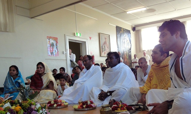 Six Devotees Take Initiation from Sankarshan Das, Melbourne, Aus