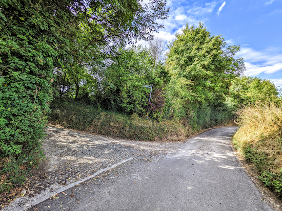 Turn left on Little Hadham bridleway 16