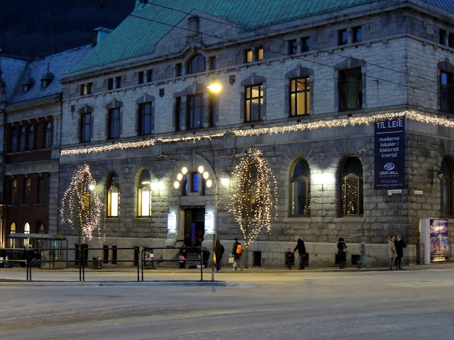 Christmas lights in Bergen