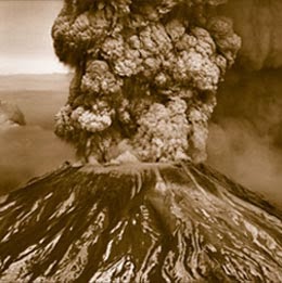 Ilustrasi Letusan Krakatau