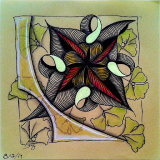 IAST Challenge #207 with Patterns: Cross-Ur-Heart, Ginkgo leaves