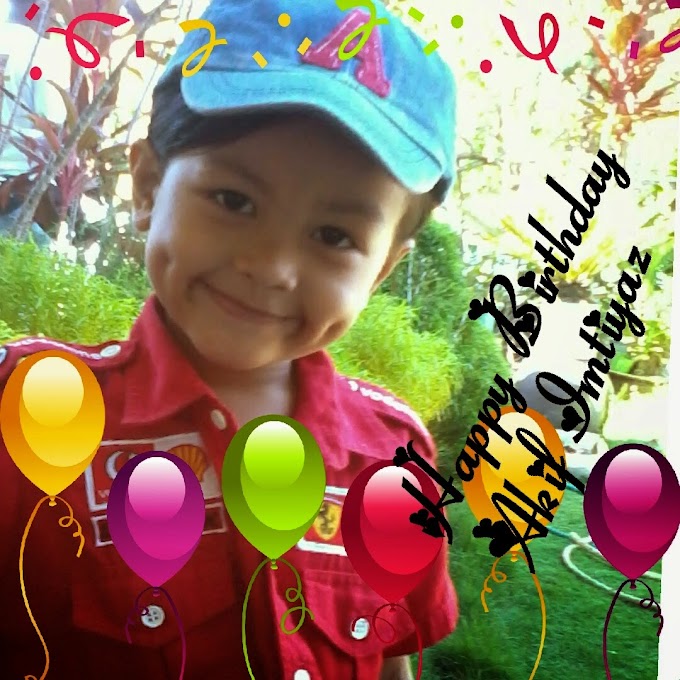 HAPPY BIRTHDAY AKIF IMTIYAZ~!