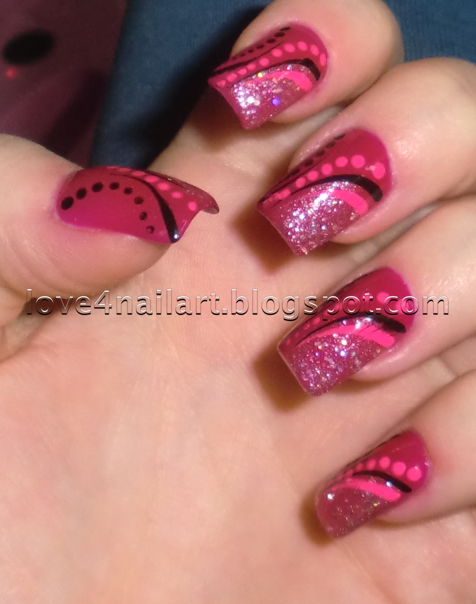 Simple Nail Art Love4NailArt