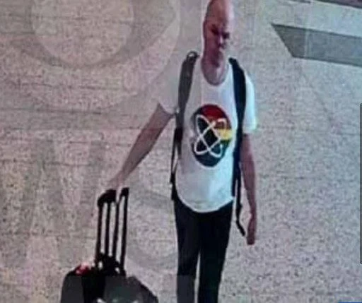 Sam Brinton caught stealing luggage at Harry Reid International Airport in Las Vegas