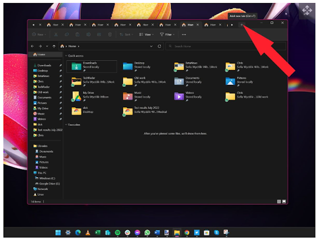 كيفية استخدام علامات التبويب الجديدة في File Explorer في التحديث الجديد لنظام التشغيل Windows 11