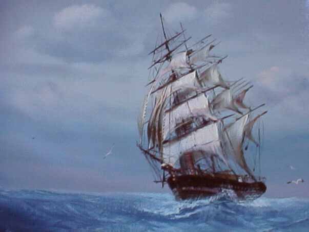 Old Sailing Ship Paintings