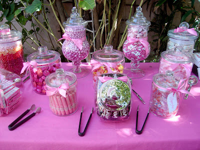 images of candy bars at weddings