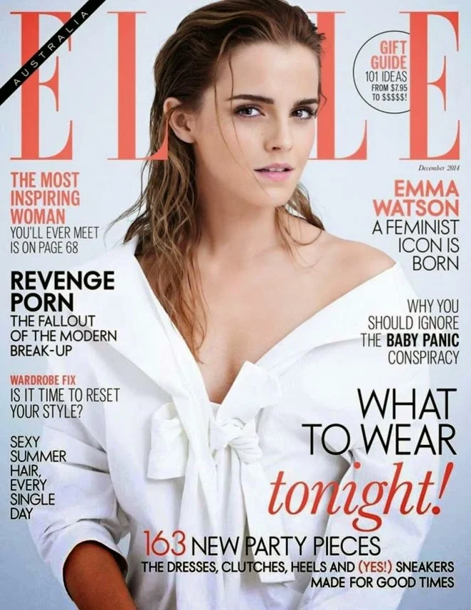 Emma Watson covers Elle Australia December 2014