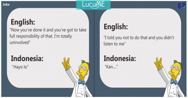 14 Meme 'Terjemahan Inggris - Indonesia' Ini Bikin Asik 