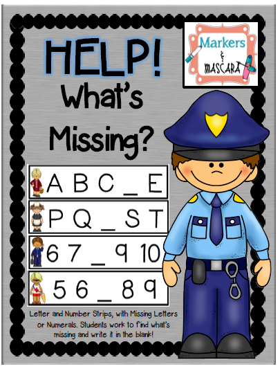 http://www.teacherspayteachers.com/Product/Help-Whats-Missing-Help-the-Community-Helper-Find-the-Missing-NumberLetter-1414940