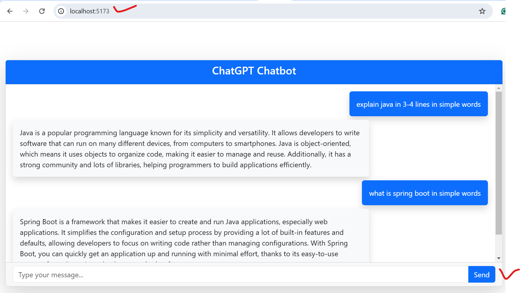 Build a Chatbot Using Spring Boot, React JS, and ChatGPT API