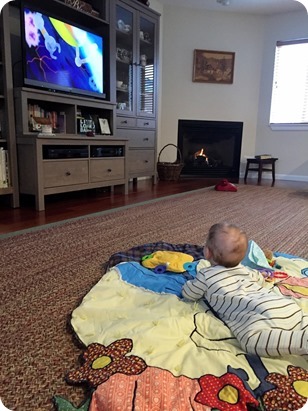 Henry watching Curious George