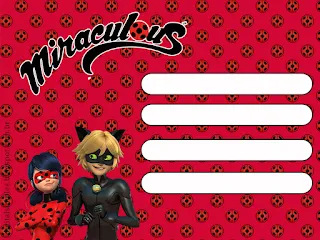 Miraculous Ladybug: Free Party Printables and Invitations. 