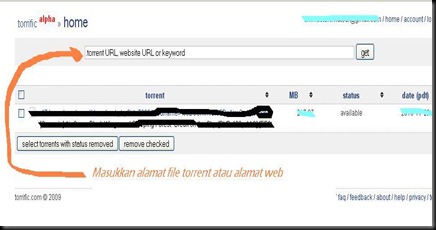 masukkan url