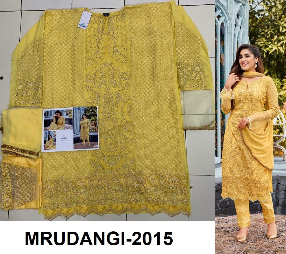 Kashish Colour Edition Mrudangi Pant Style Suits Manufacturer Wholesaler