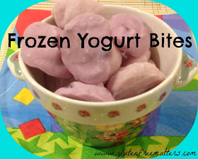 frozen yogurt bites at Gluten Free A-Z Blog