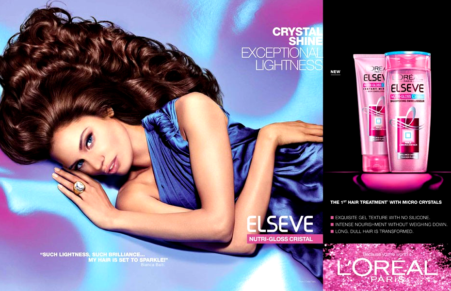 Bianca Balti L'Oreal Ad Campaign by for Kenneth Willardt