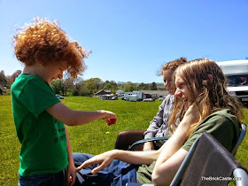 Playing With Shetland Ponies at the Bank Holiday weekend. 