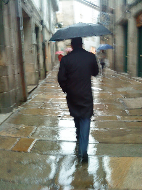 by E.V.Pita , Lluvia en Santiago de Compostela / Por E.V.Pita , Orvallo en Compostela