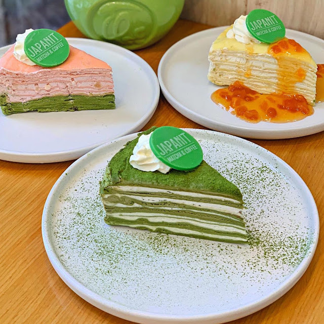 Panna cotta và bánh crepe tại Japanese Matcha  navivu.com