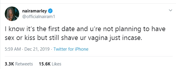 See Naira Marley’s Reason For Advising Ladies To Shave Before Going On First Dates