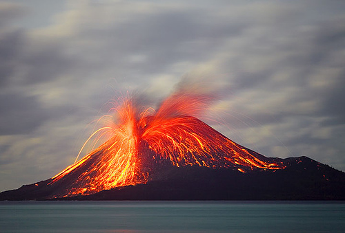Mount Krakatau,Indonesia.  Nakarasido Hita