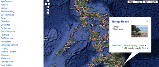  Google Maps are used throughout the site to attention users explore in addition to abide by interesting locat New The Untamed Philippines on Google Maps