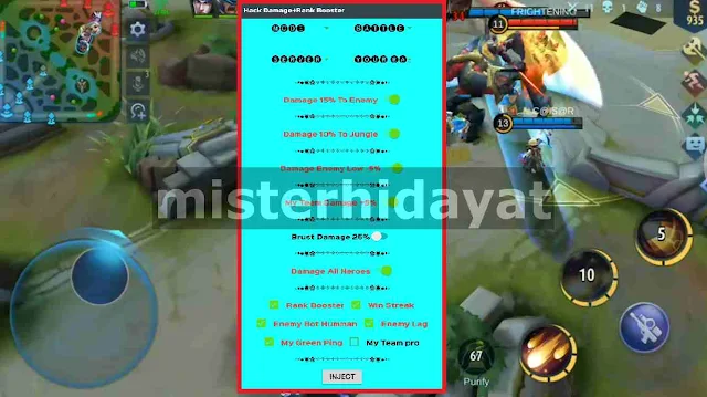 APK MOD Premium Full Damage Mobile Legends 100% Auto Win