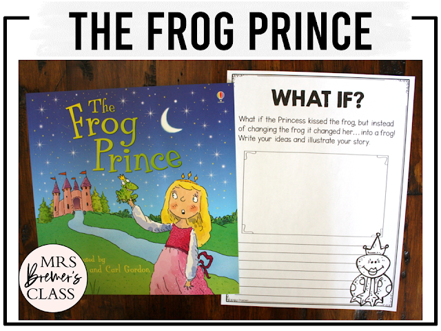 The Frog Prince Fairy Tales activities unit with literacy printables, reading companion activities, and lesson ideas for First Grade and Second Grade