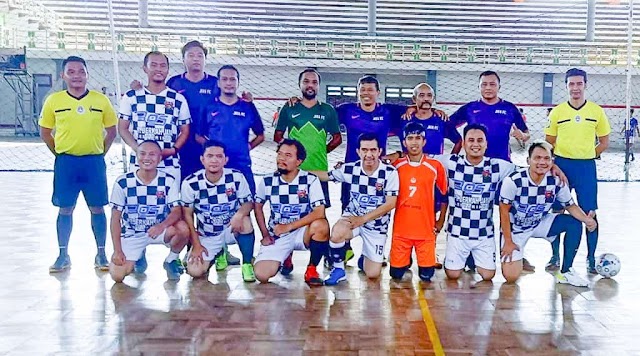 Tim Futsal PWI Jawa Tengah Uji Tanding Lawan Klub Lokal di Blora