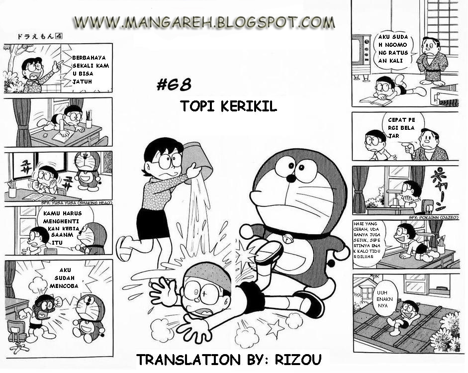 Baca Komik  Bahasa  Indonesia  DORAEMON  CHAPTER 68 TOPI 