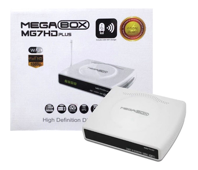 MEGABOX MG7 HD PLUS NOVA ATUALIZAÇÃO V1.60 - 22/01/2018