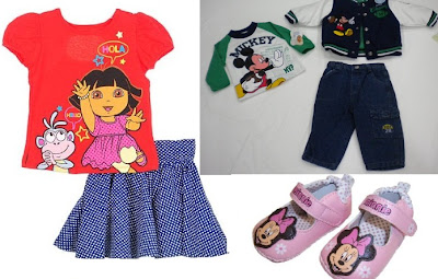 DISNEY ROPA DE NIÑOS Y NIÑAS