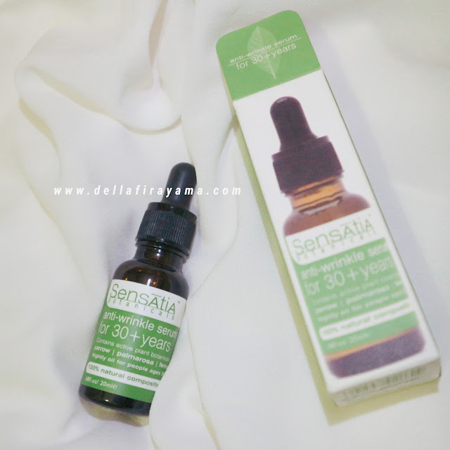 Review Sensatia Botanicals Anti Wrinkle Serum for 30+ Years