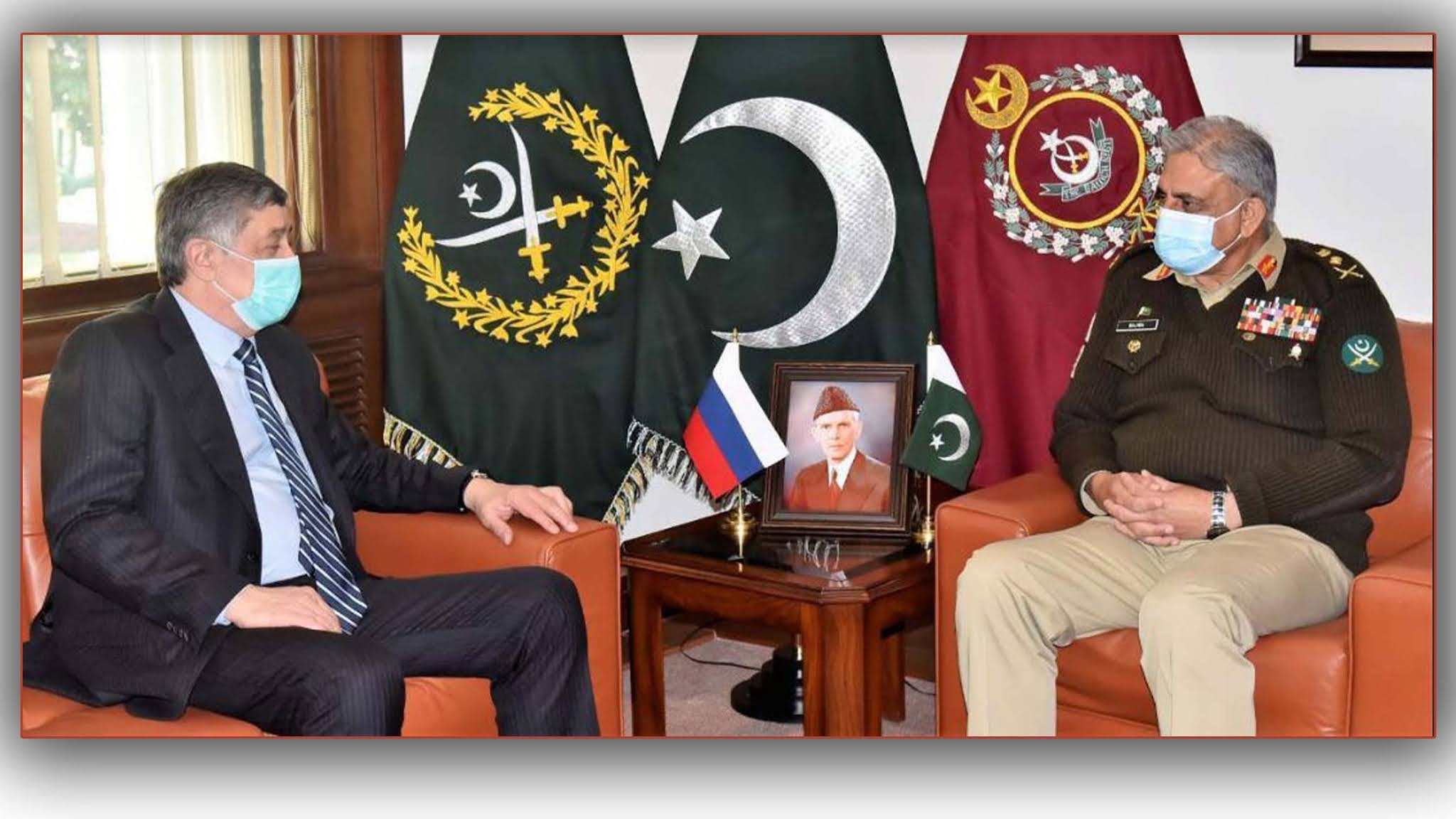 Russian presidential envoy to Afghanistan meets COAS Gen. Bajwa