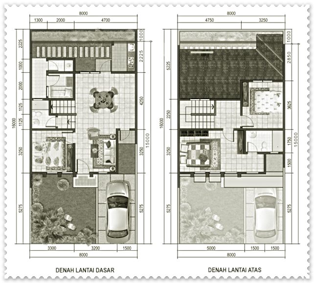 Photo Sketsa  Rumah  Minimalis Denah Sederhana Terbaru