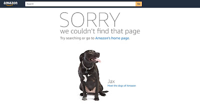 Amazon 找不到網頁