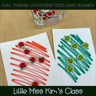 Hands-on Fall Themed Activities with Mini Erasers