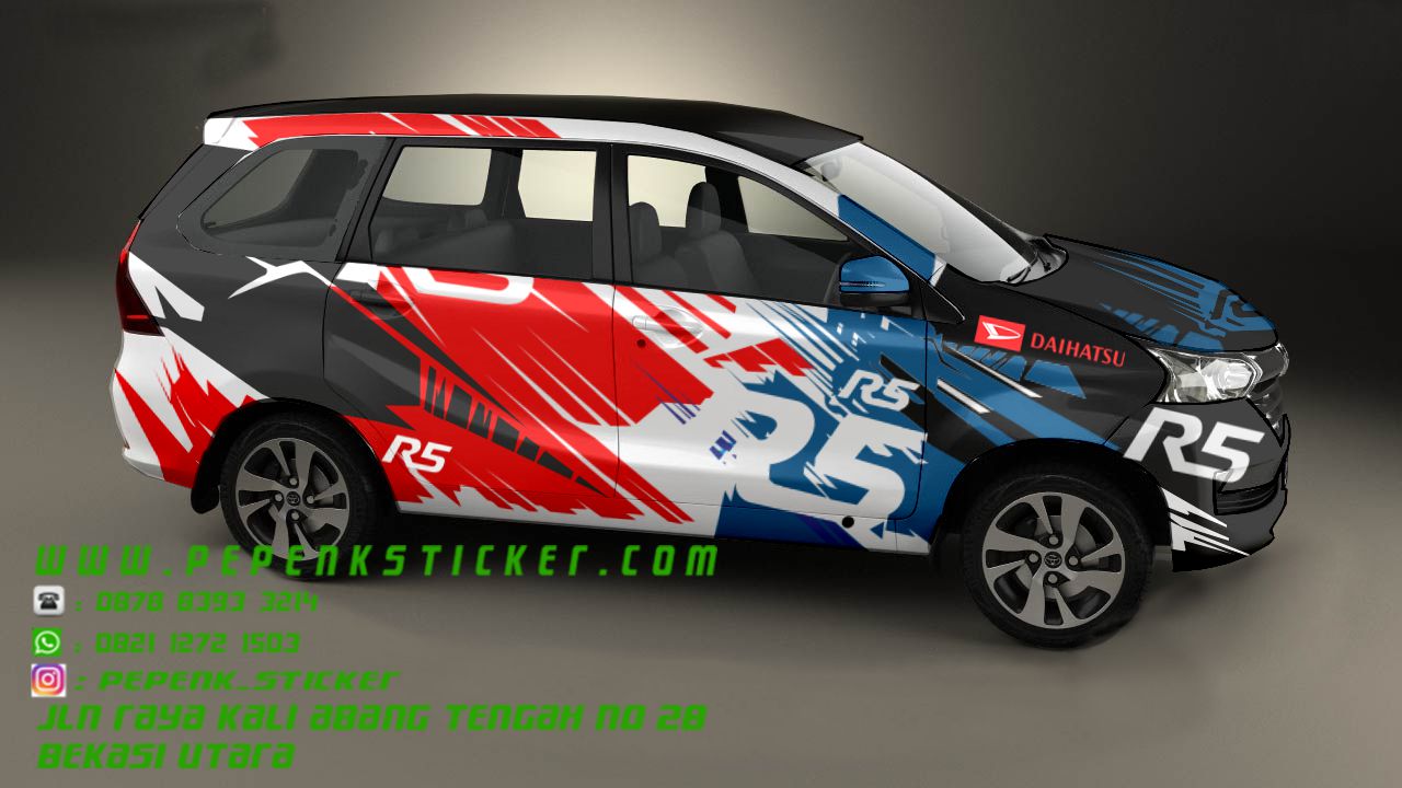 49 Top Gambar Cutting Sticker Mobil Avanza Biru Terlengkap Mobilio Oto