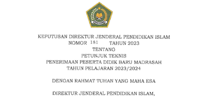 Download Juknis PPDB Madrasah atau Kemenag Tahun 2023/2024 PDF