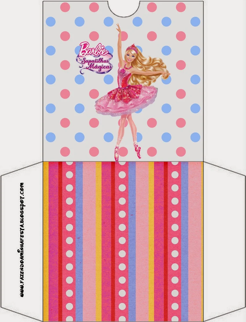 Barbie Magic Shoes Free Printable CD Case.