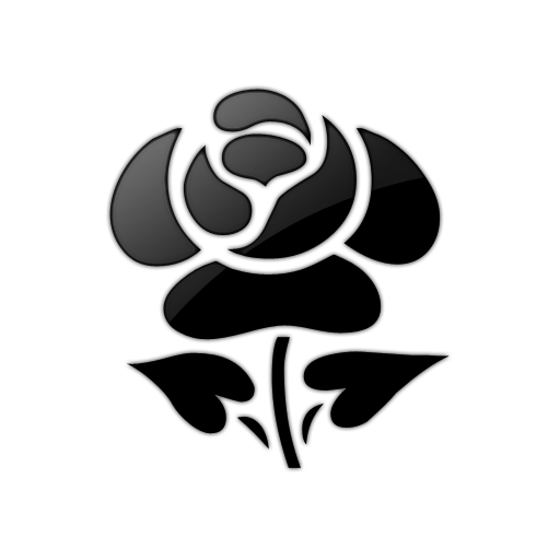 black and white artwork. Rose Black and White Clip Art